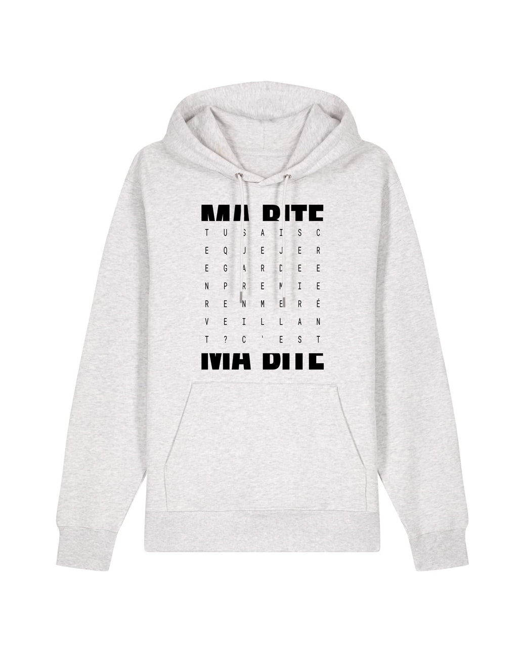 Sweat Capuche Ce que je regarde en me réveillant - Cazarre x Foot Dimanche