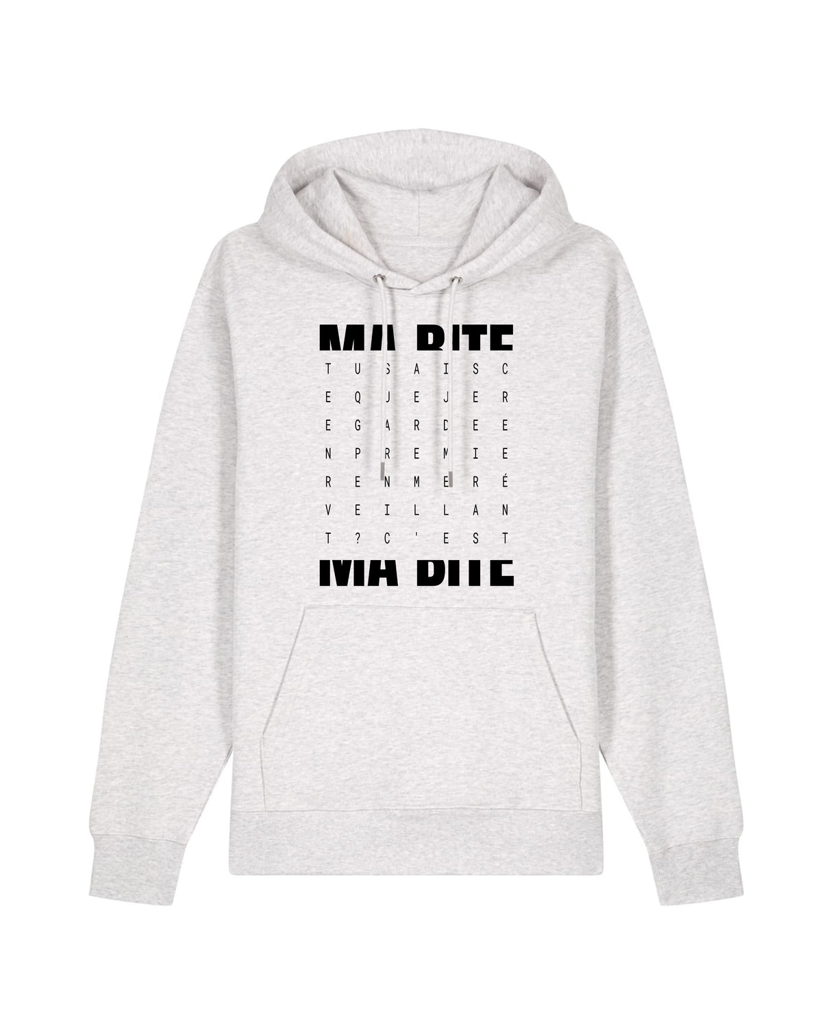 Sweat Capuche Ce que je regarde en me réveillant - Cazarre x Foot Dimanche
