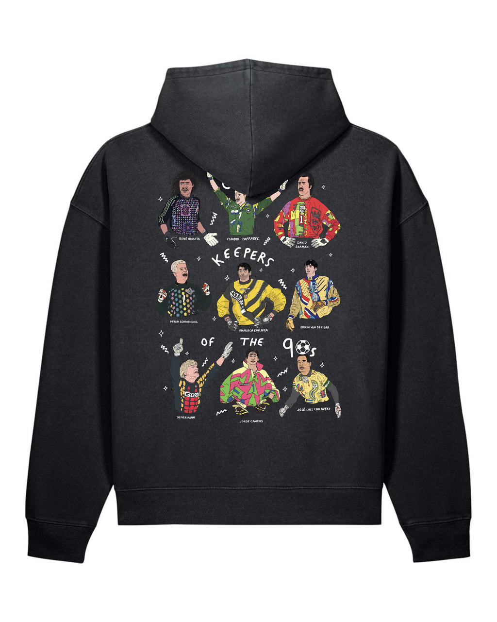 Sweat Capuche Goalkeepers of the 90's brodé