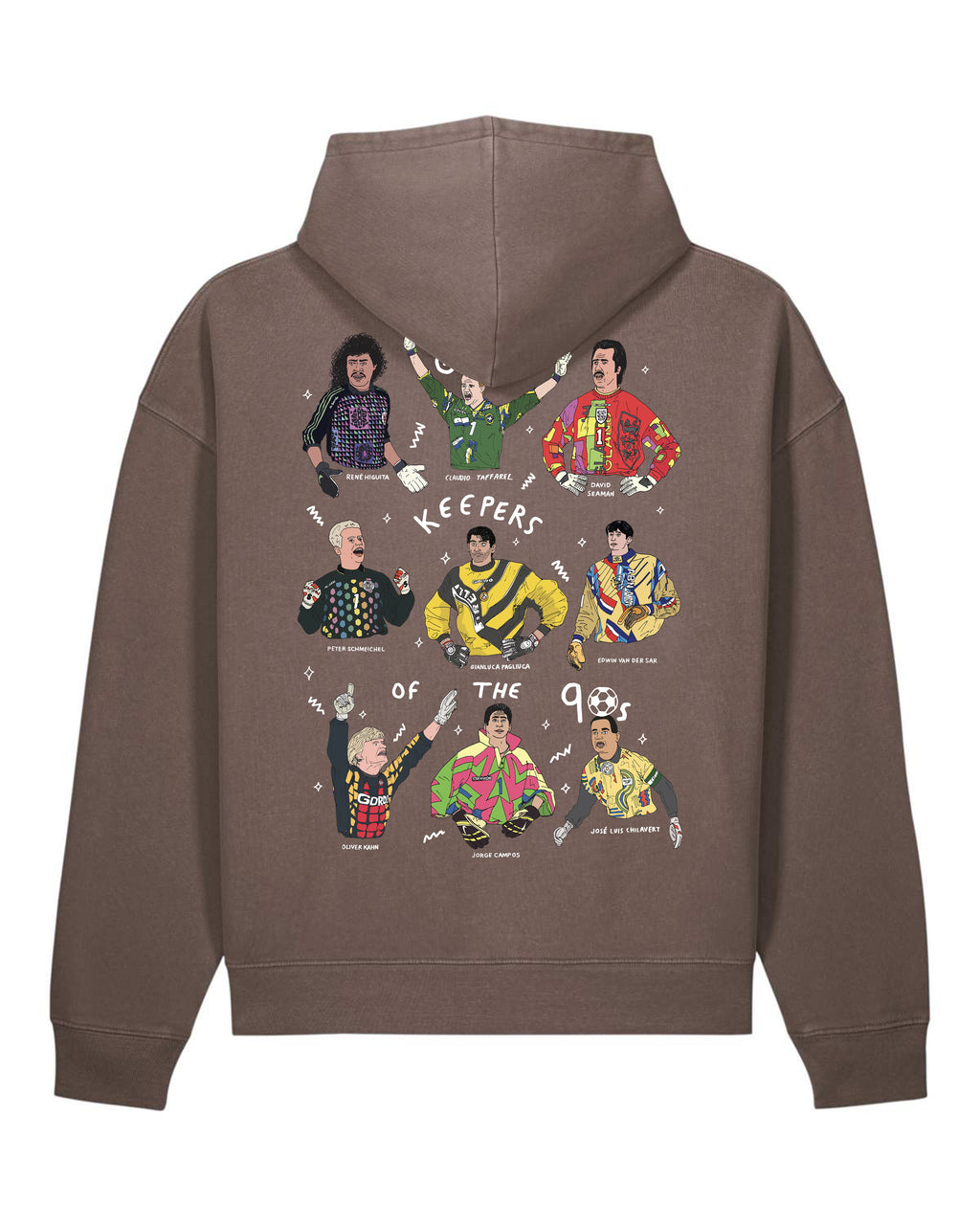 Sweat Capuche Goalkeepers of the 90's brodé