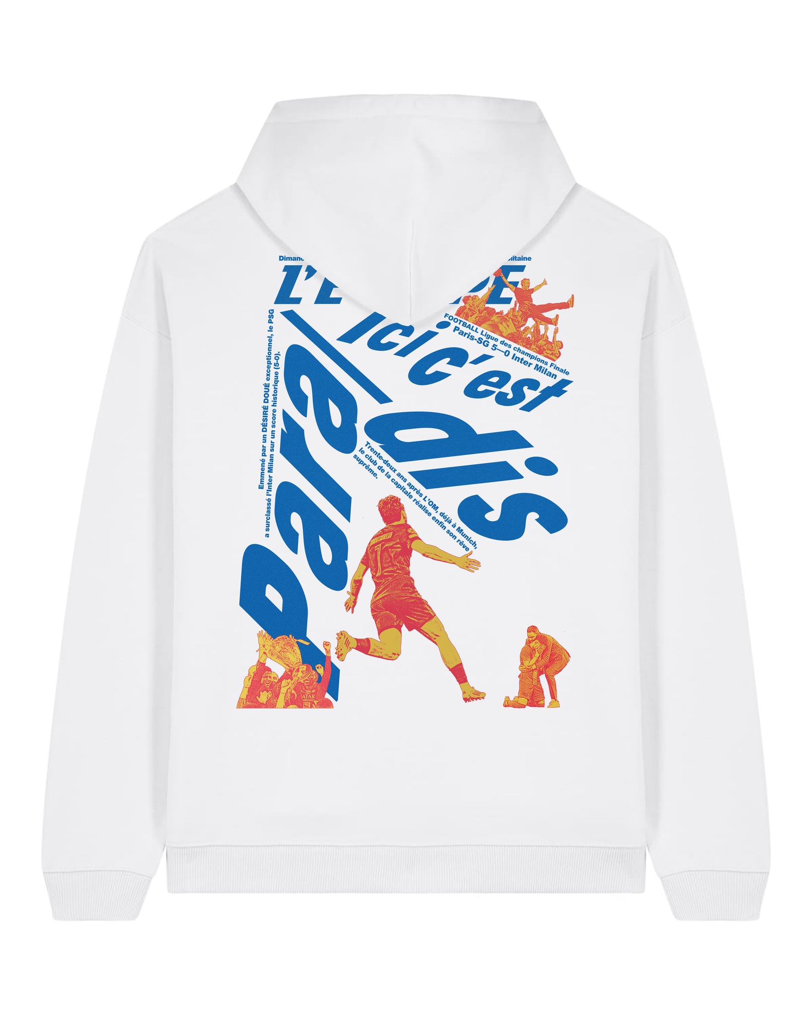 Sweat Capuche Ici c'est Paradis - L'Equipe x Foot Dimanche