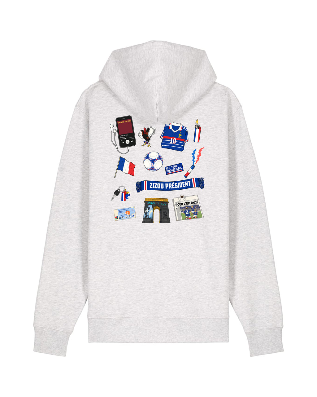 Sweat Capuche Kit Supporter France 98