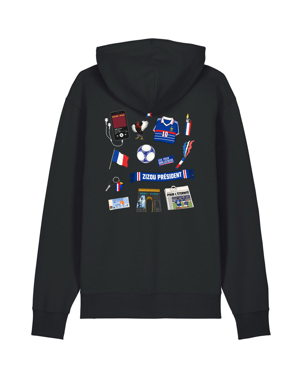 Sweat Capuche Kit Supporter France 98
