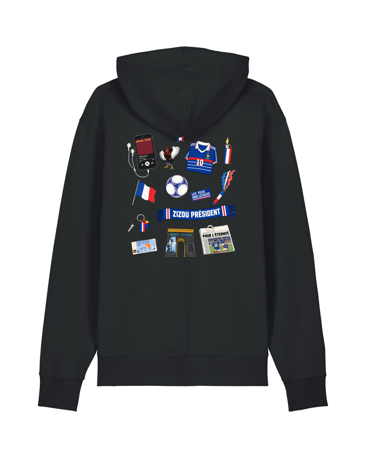 Sweat Capuche Kit Supporter France 98