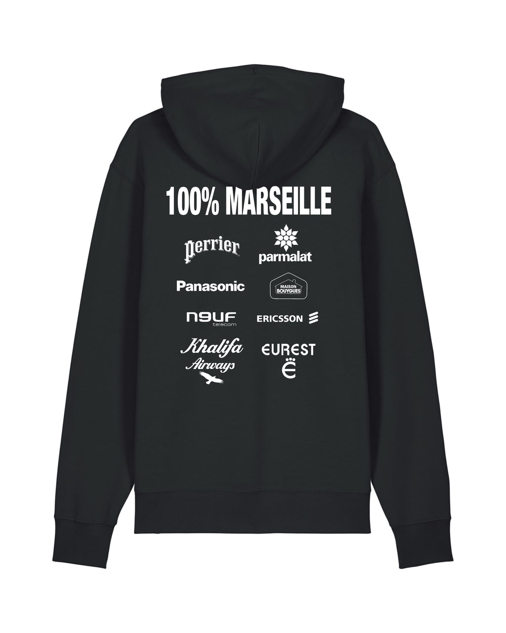 Sweat Capuche La Plateforme des Sponsors 100% Marseille