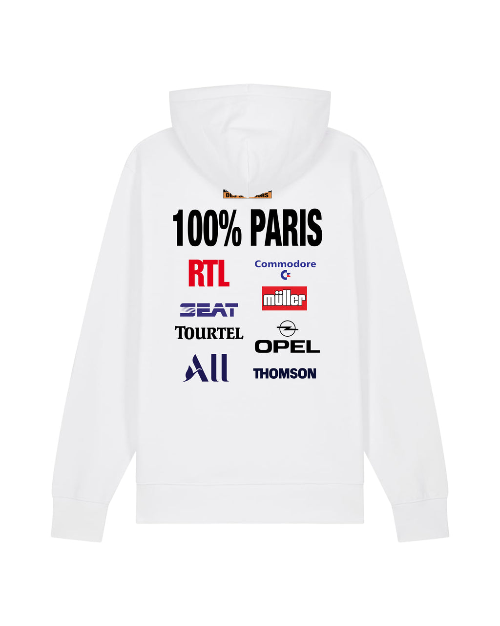 Sweat Capuche La Plateforme des Sponsors 100% Paris