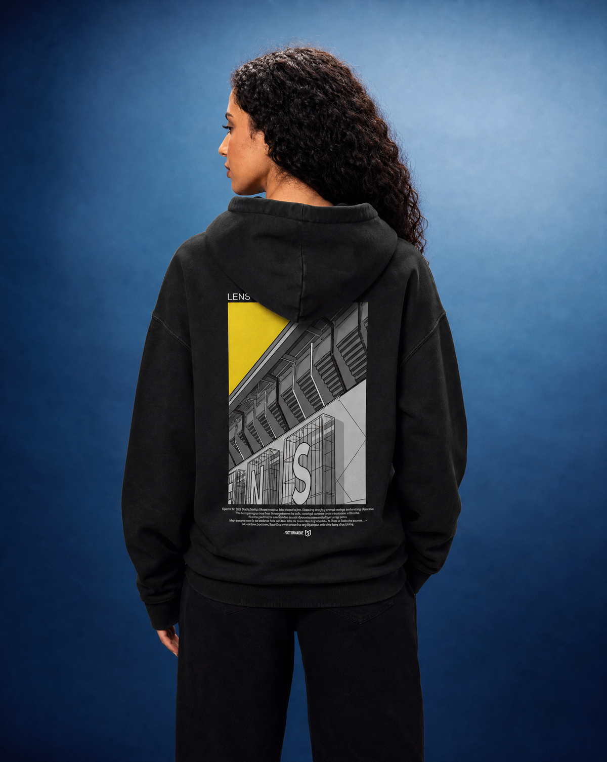 Sweat Capuche Lens -  Foot Dimanche x Mark Johnson