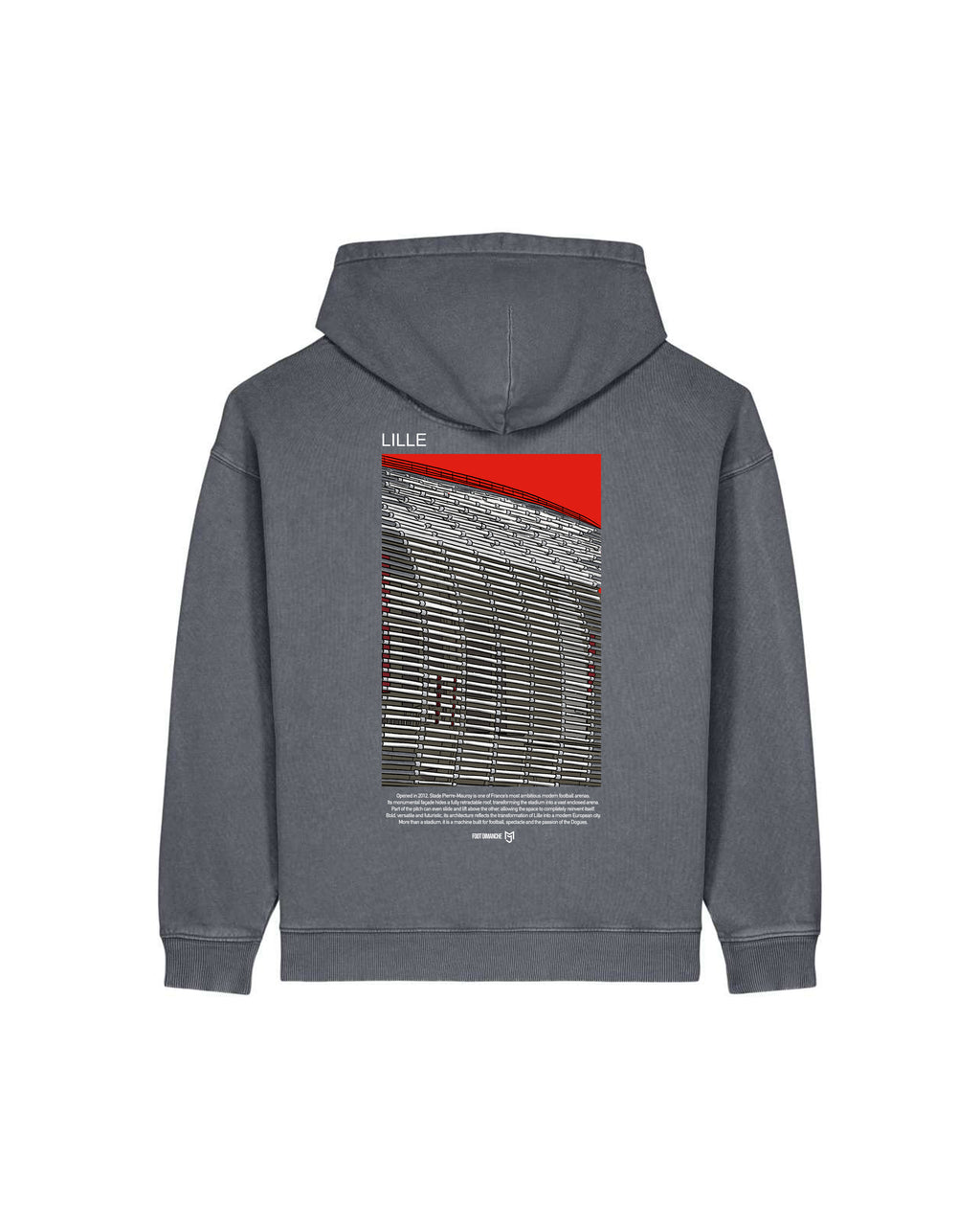 Sweat Capuche Lille -  Foot Dimanche x Mark Johnson