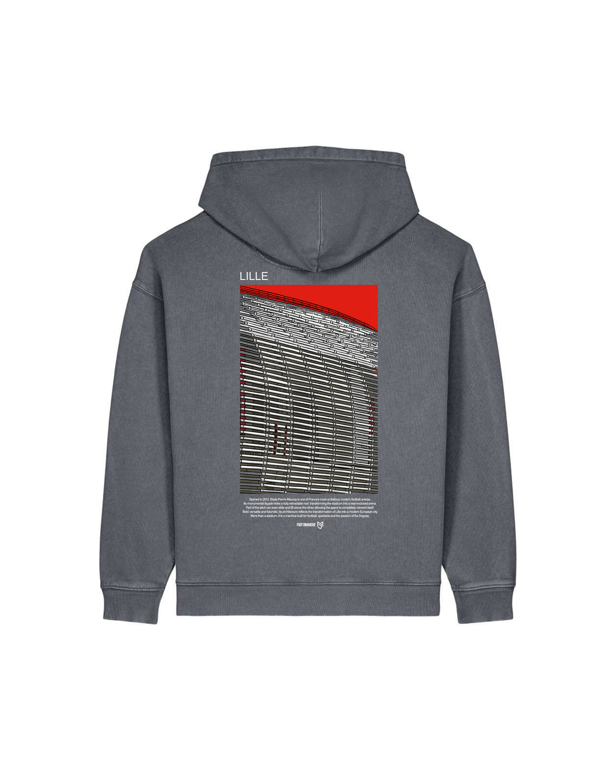Sweat Capuche Lille -  Foot Dimanche x Mark Johnson