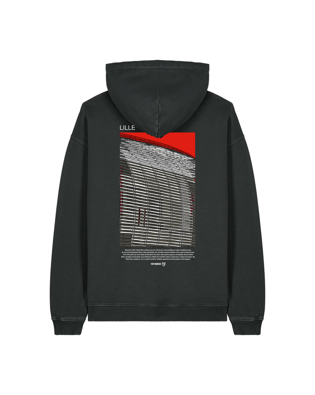 Sweat Capuche Lille -  Foot Dimanche x Mark Johnson