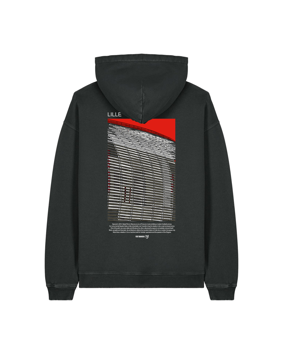 Sweat Capuche Lille -  Foot Dimanche x Mark Johnson
