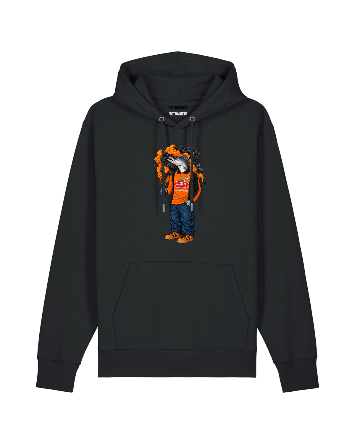 Sweat Capuche Merlu Lorient Vintage