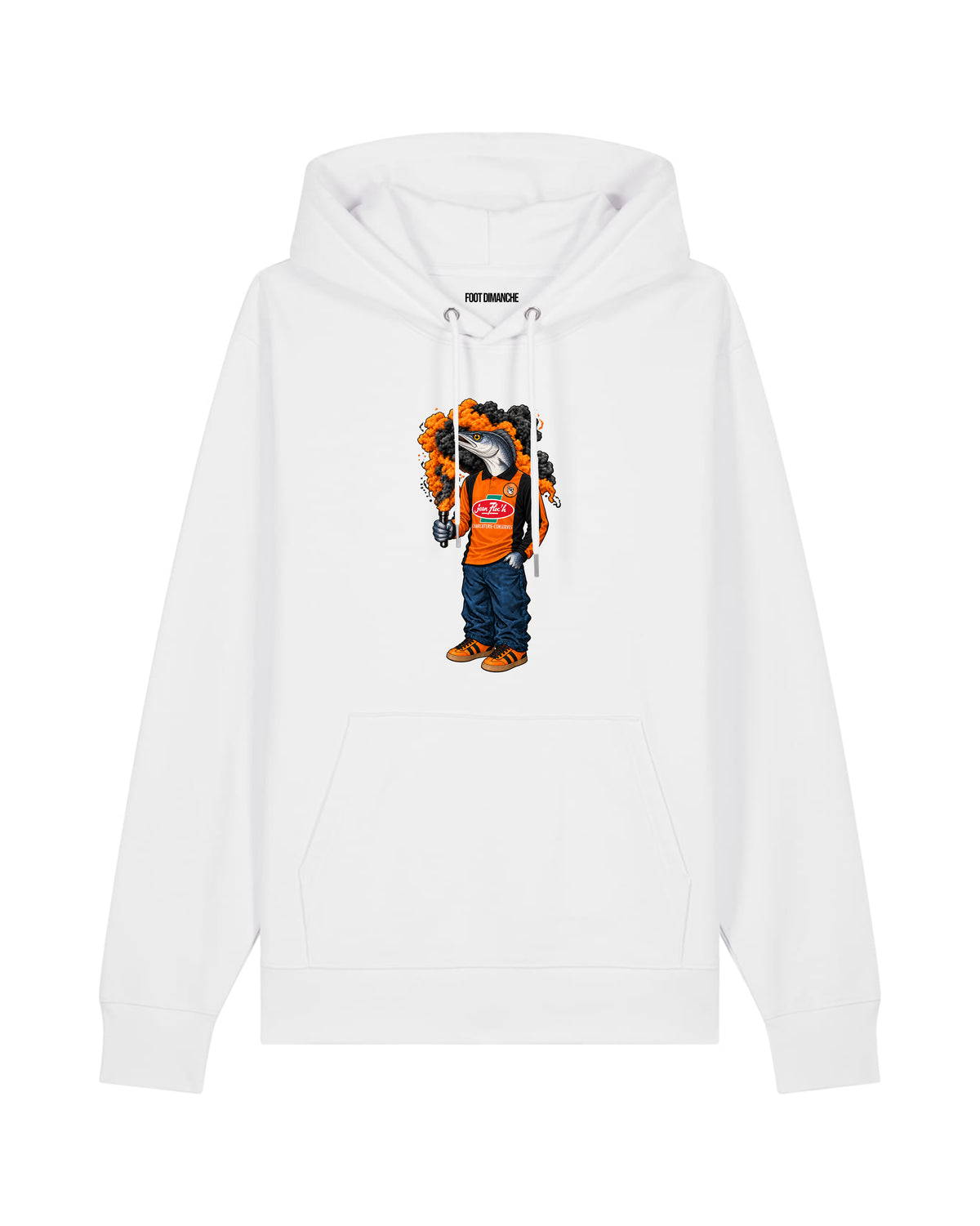 Sweat Capuche Merlu Lorient Vintage