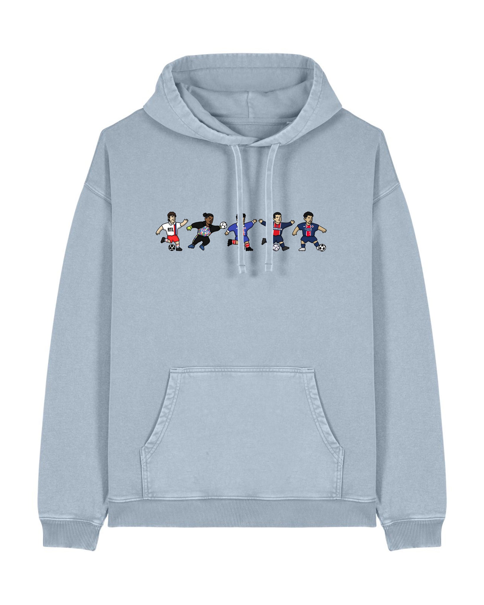 Sweat Capuche Paris - Foot Dimanche x Clément Striano