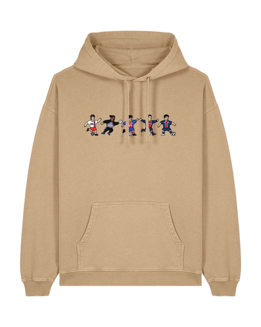 Sweat Capuche Paris - Foot Dimanche x Clément Striano
