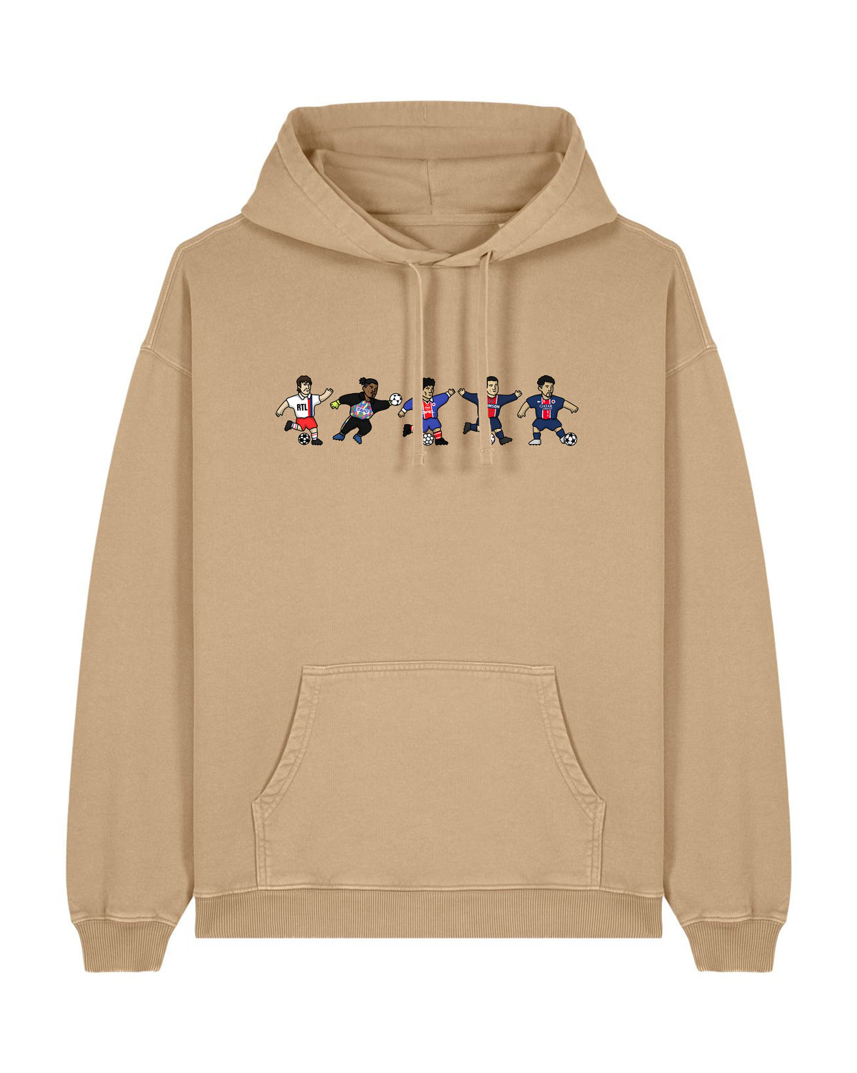 Sweat Capuche Paris - Foot Dimanche x Clément Striano