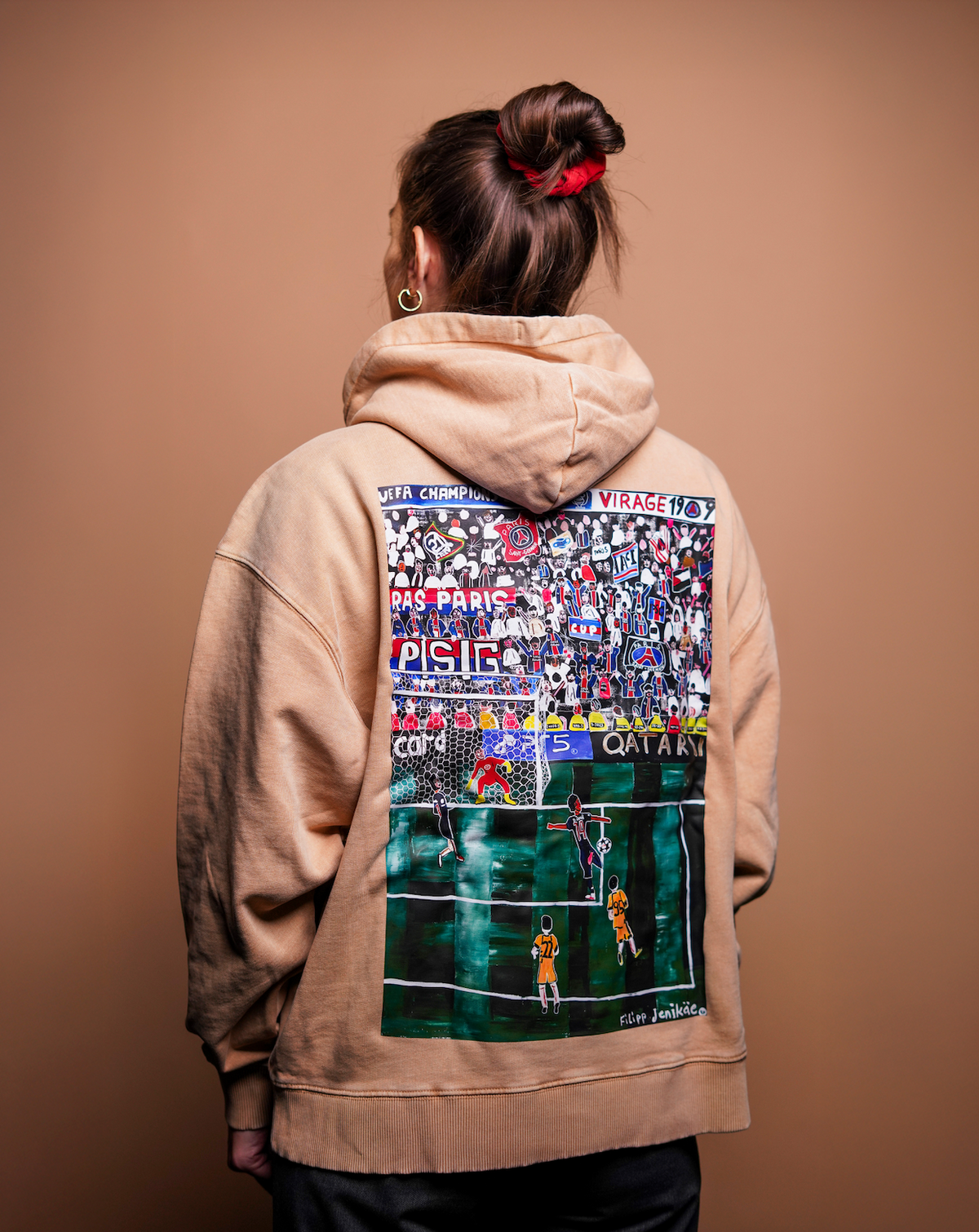 Sweat Capuche Parisien et Champion - Jenikäe x Foot Dimanche