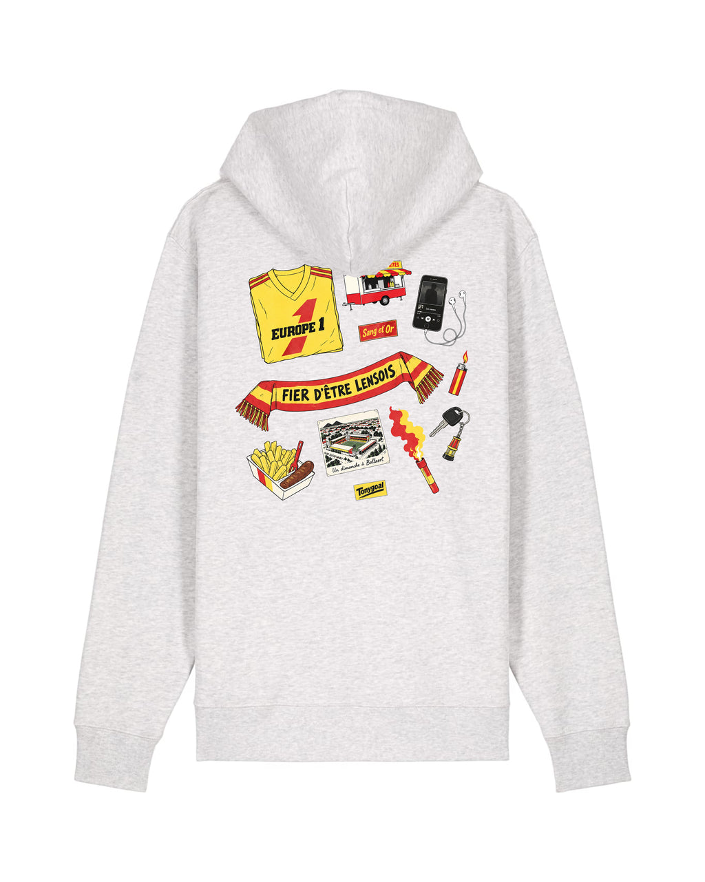 Sweat Capuche Tee Shirt Kit Supporter Lens