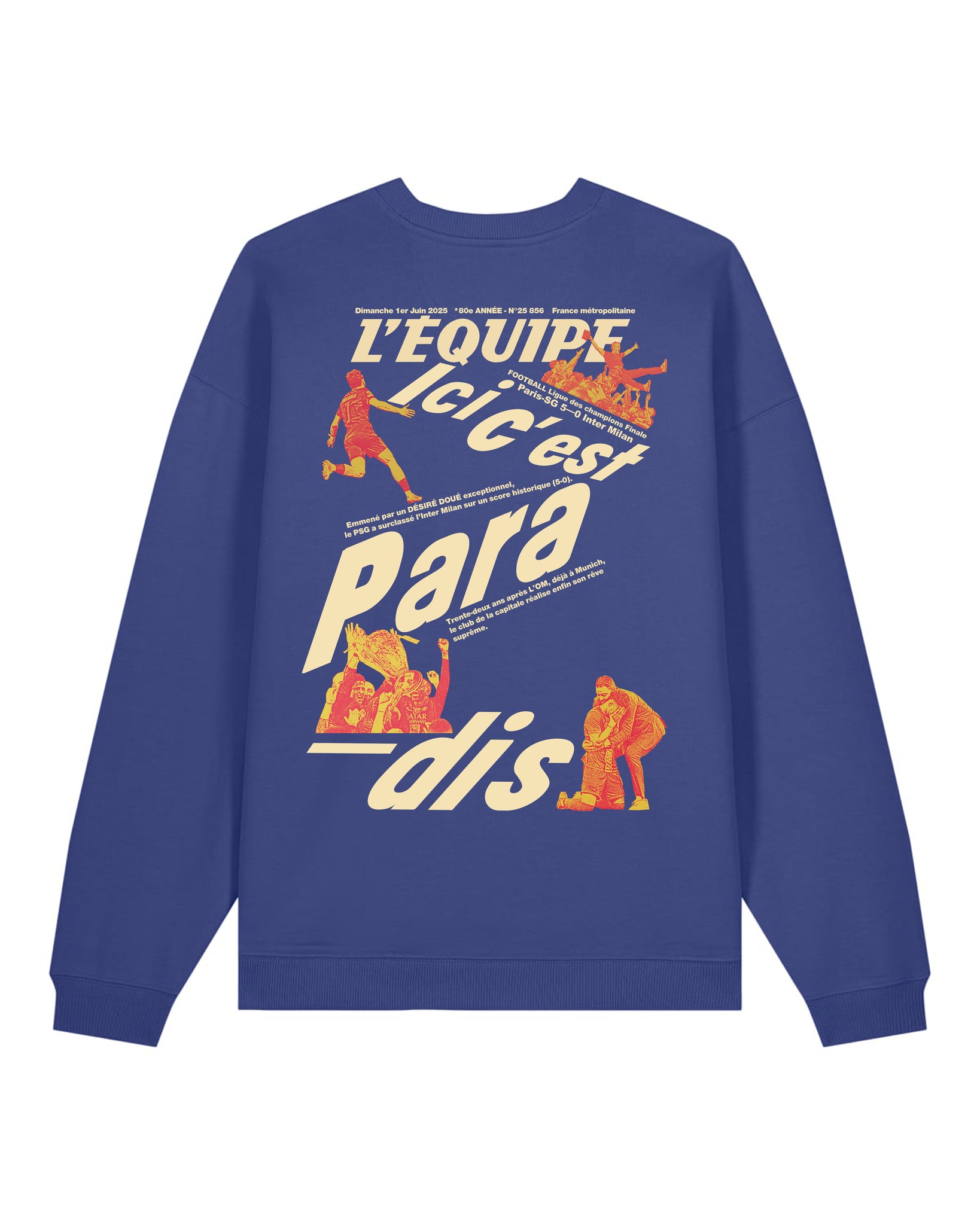 Sweat Ici c'est Paradis - L'Equipe x Foot Dimanche