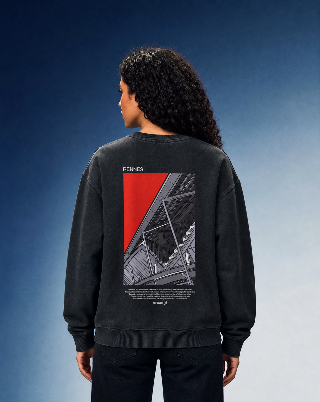 Sweat Rennes - Foot Dimanche x Mark Johnson