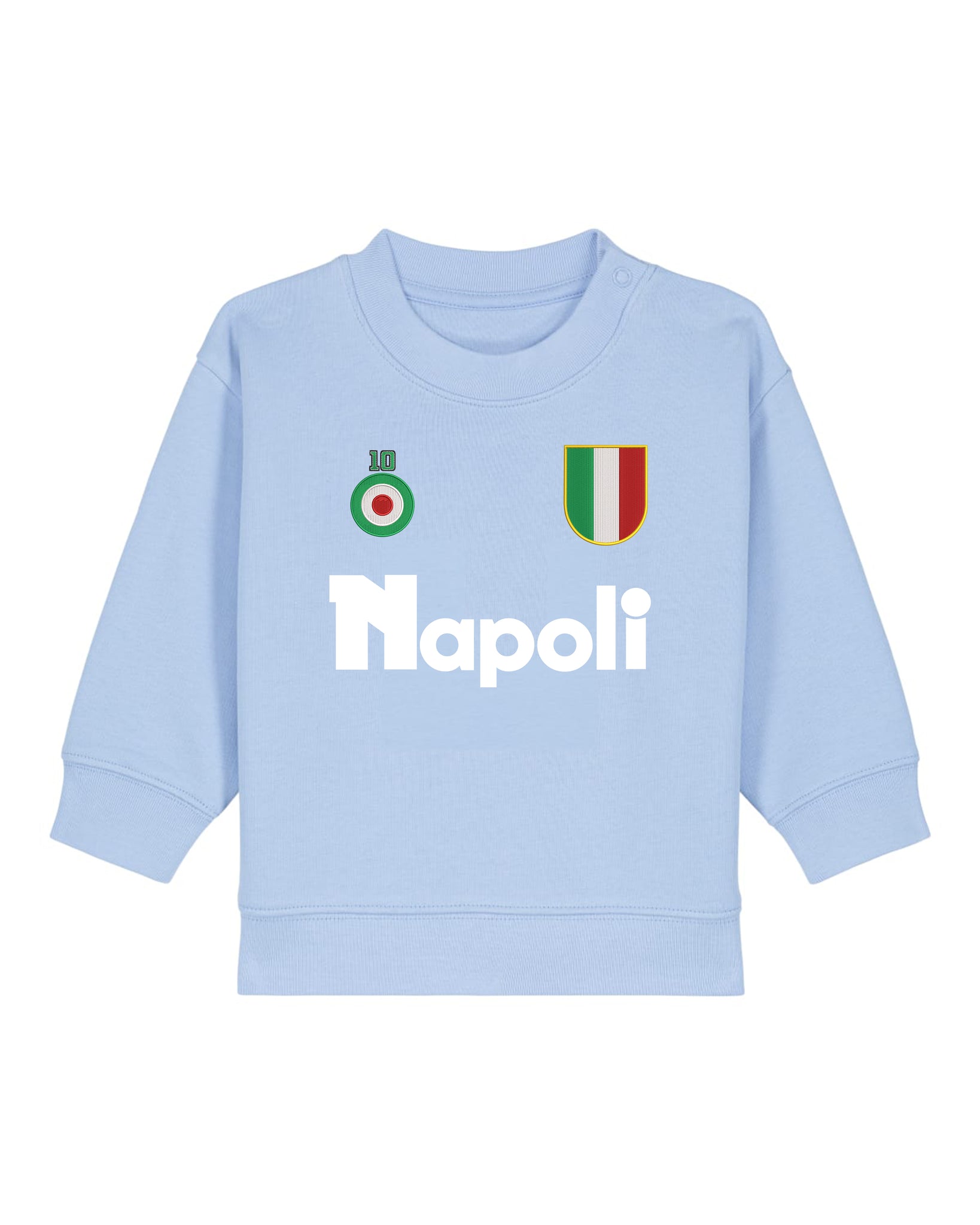 Sweat bébé Napoli rétro brodé - Foot Dimanche