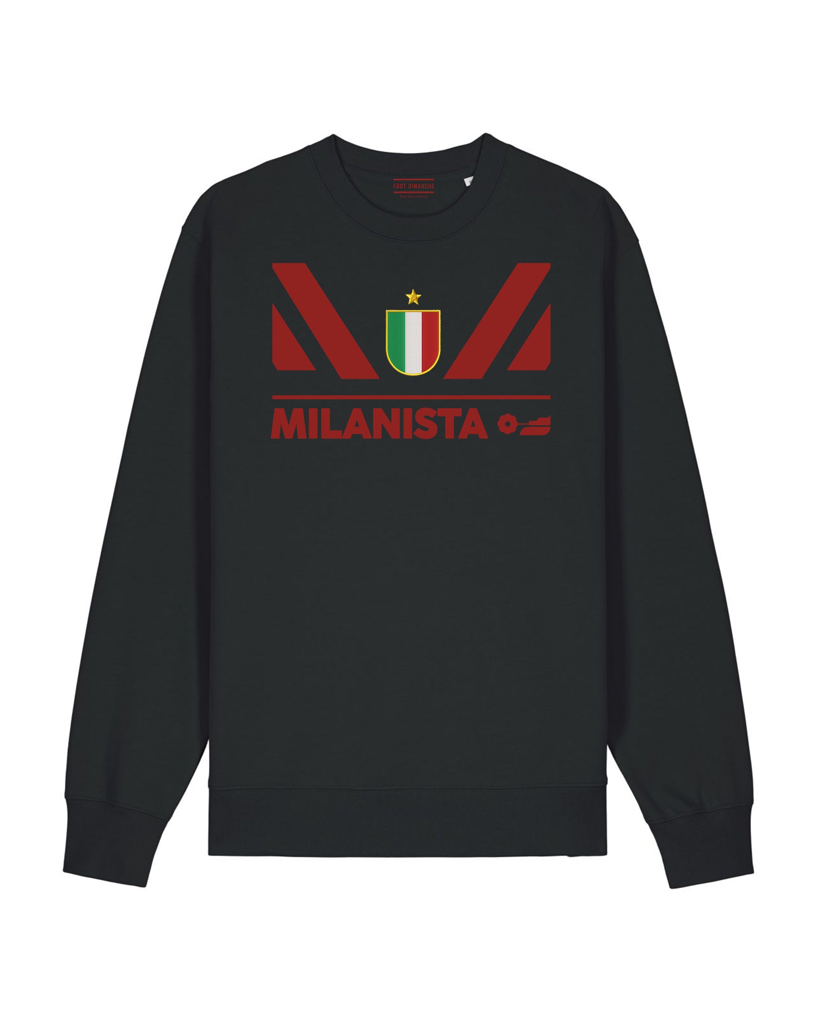 Sweat brodé Milan 89 rétro - Foot Dimanche