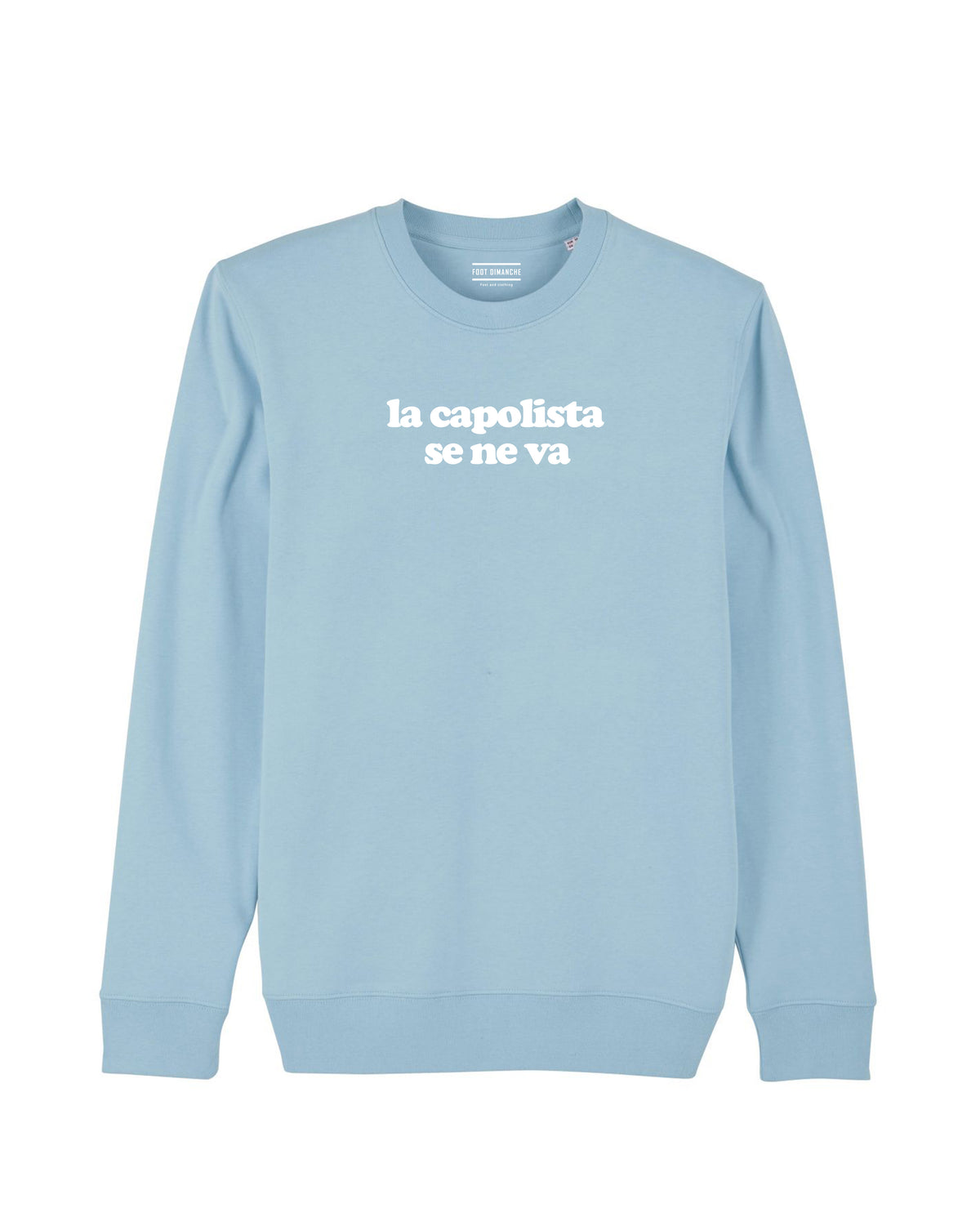 Sweat la capolista se ne va brodé