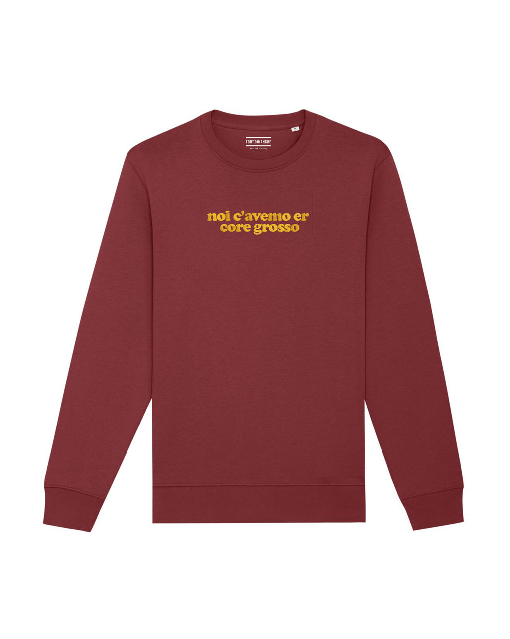 Sweat noi c'avemo er core grosso