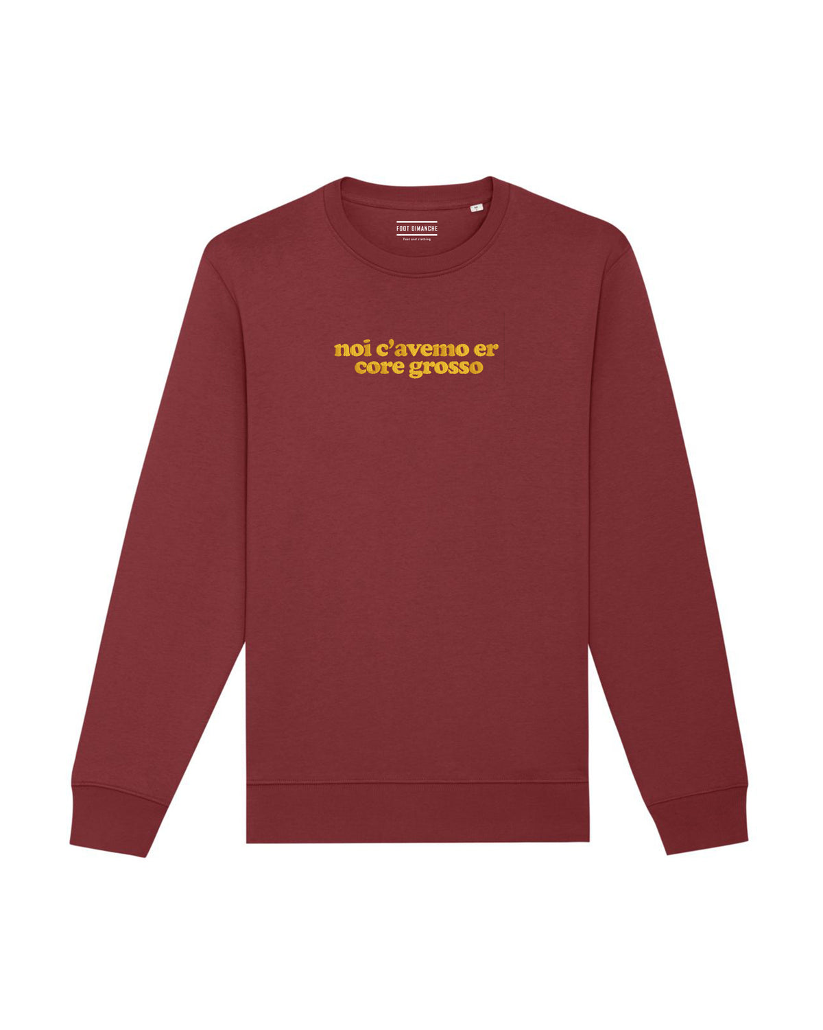 Sweat noi c'avemo er core grosso