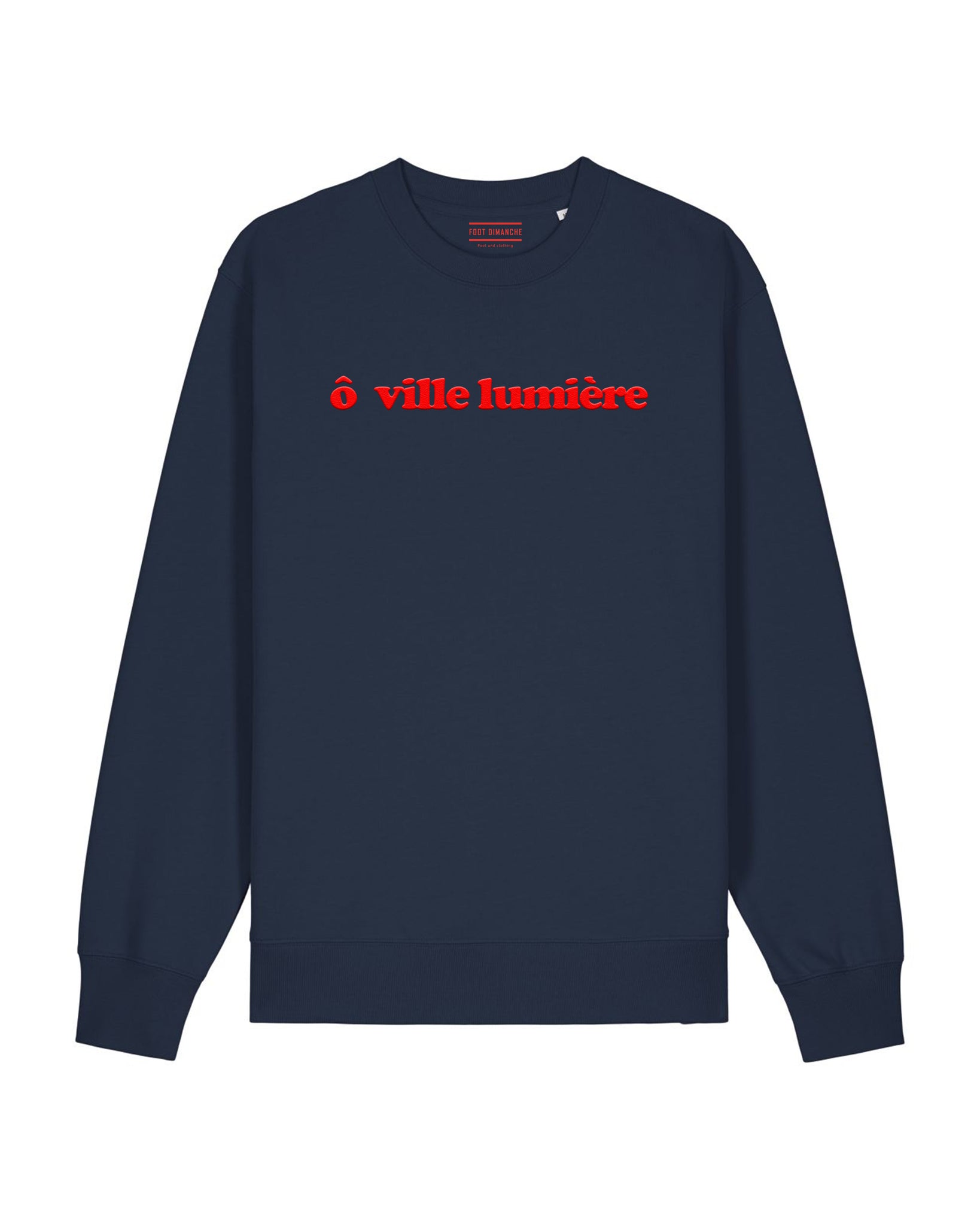Sweat ô ville lumière brodé