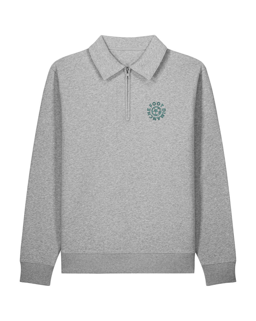 Sweatshirt Polo Foot Dimanche brodé