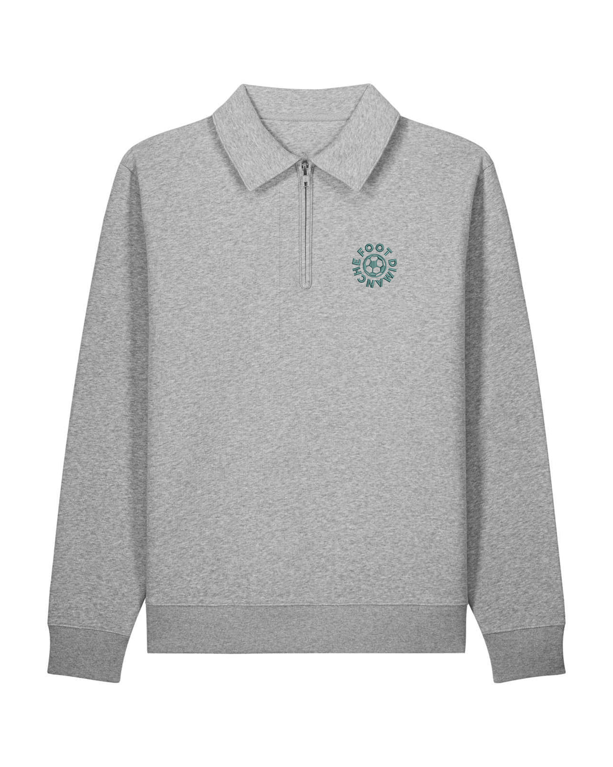 Sweatshirt Polo Foot Dimanche brodé