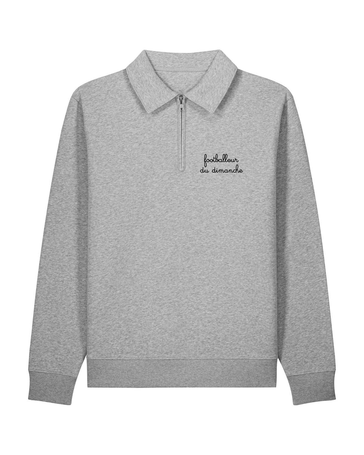 Sweatshirt Polo Foot Dimanche brodé