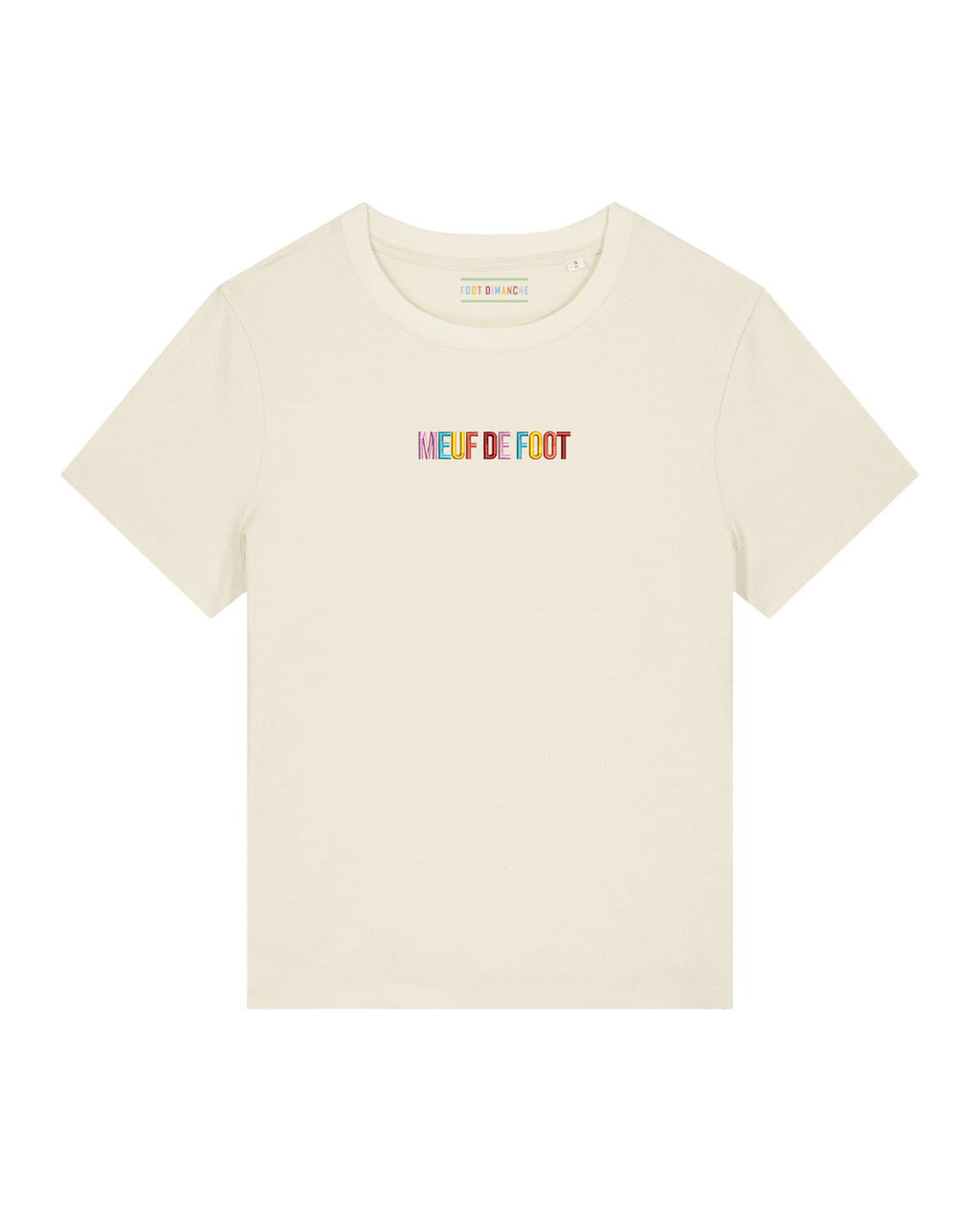 T-Shirt Meuf de Foot brodé - Foot Dimanche