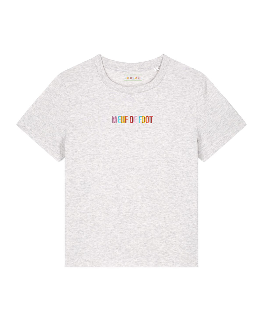 T-Shirt Meuf de Foot brodé - Foot Dimanche