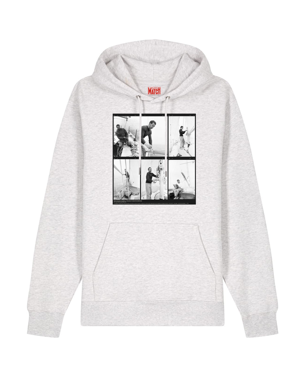 Sweat Capuche Tabarly Planche Photos - Paris Match x Foot Dimanche