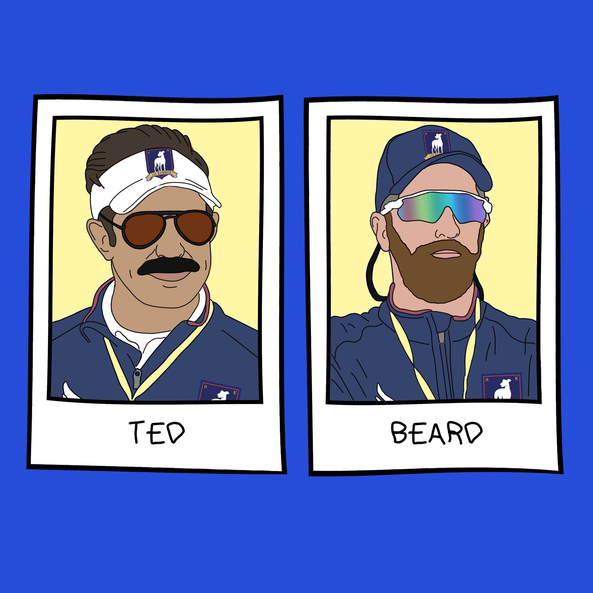 Tee Shirt Ted & Beard - Ted Lasso - Foot Dimanche