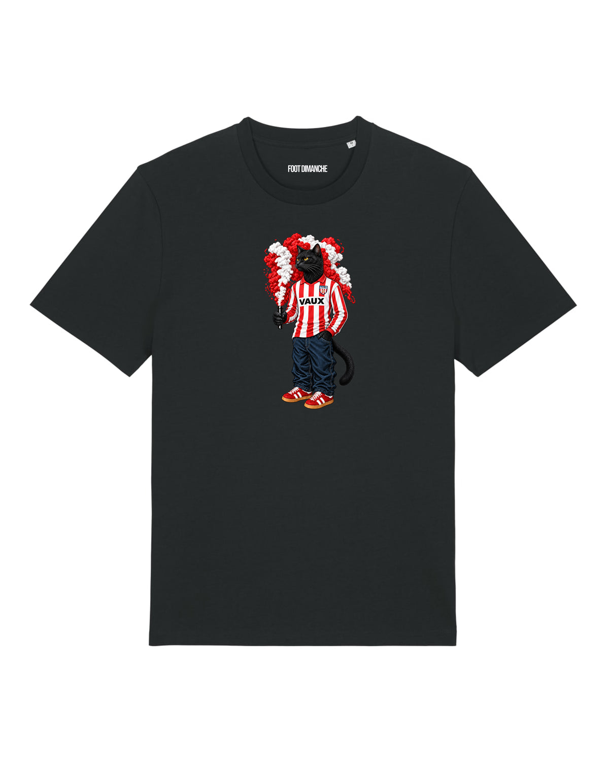 Tee-shirt Black Cat Vintage Sunderland