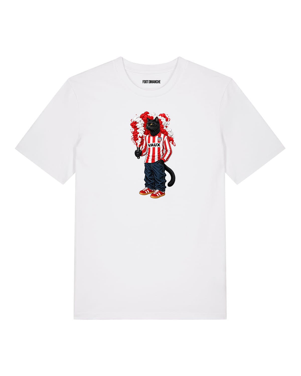 Tee-shirt Black Cat Vintage Sunderland