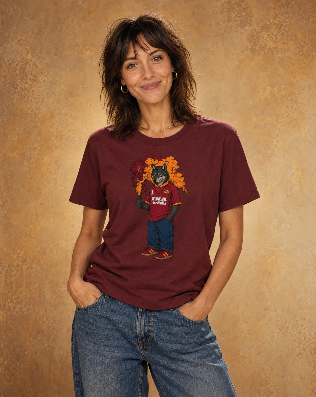 Tee-shirt La Lupa – Roma Vintage