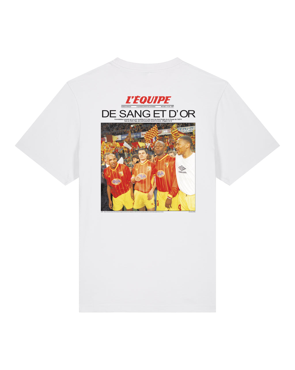 Tee De Sang et Or - L'Equipe x Foot Dimanche