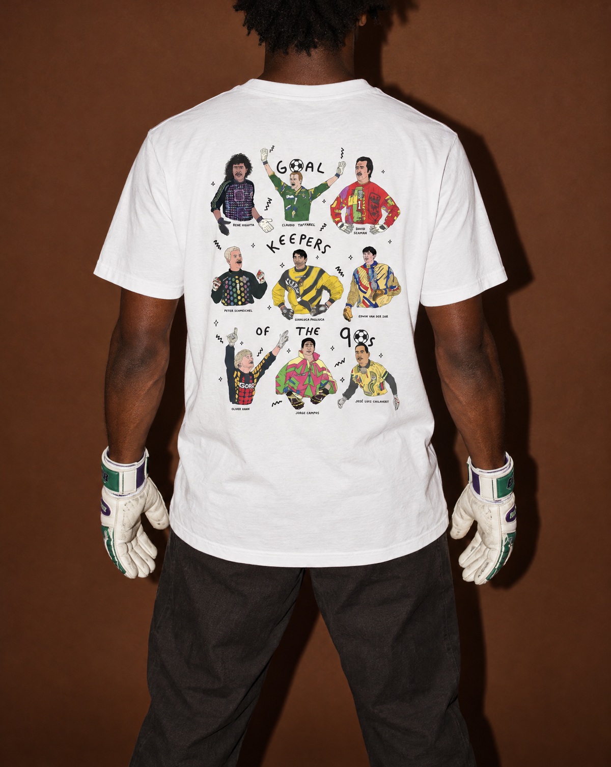 Tee Shirt Goalkeepers of the 90's brodé