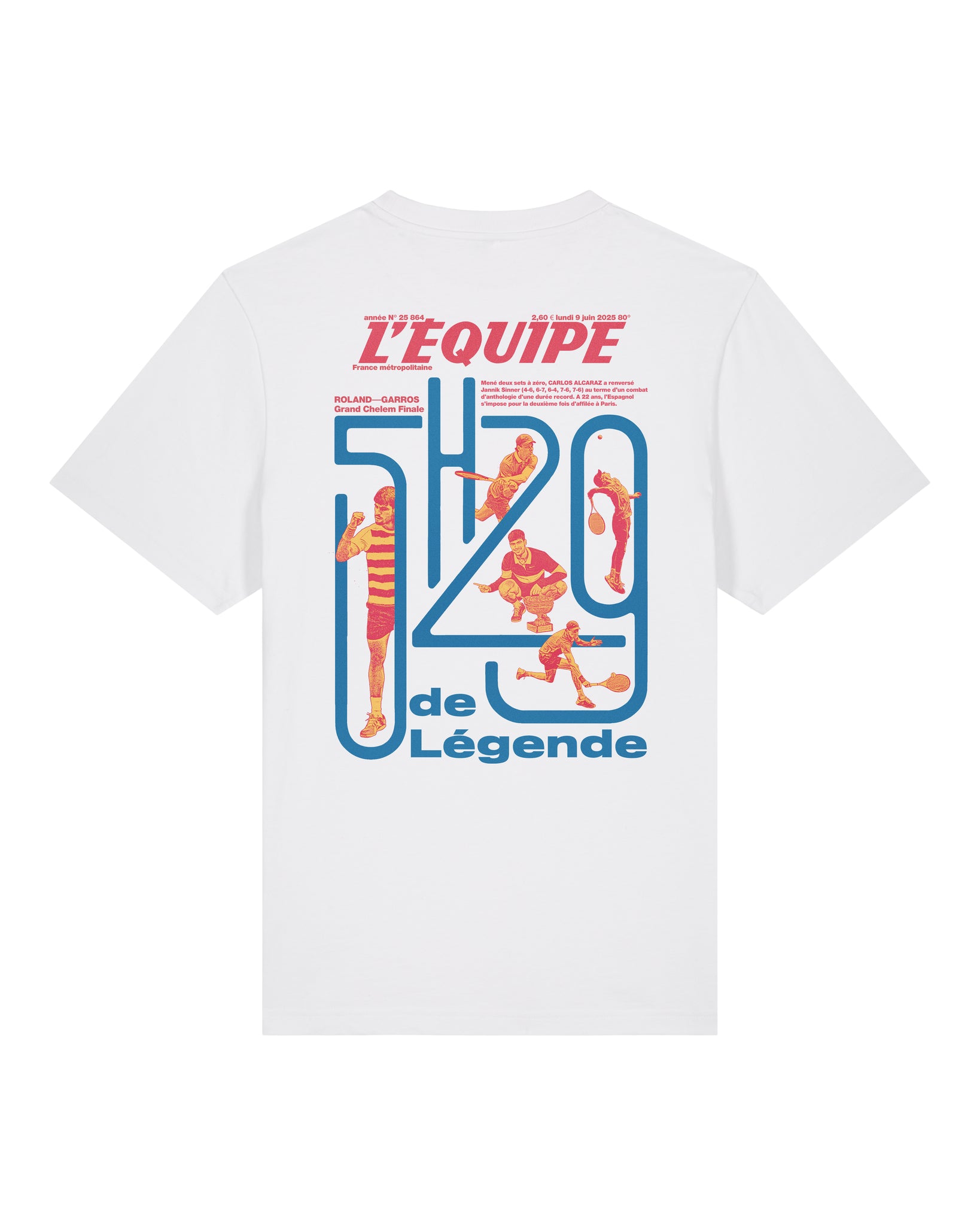 Tee Shirt 5h29 de légende - L'Equipe x Foot Dimanche