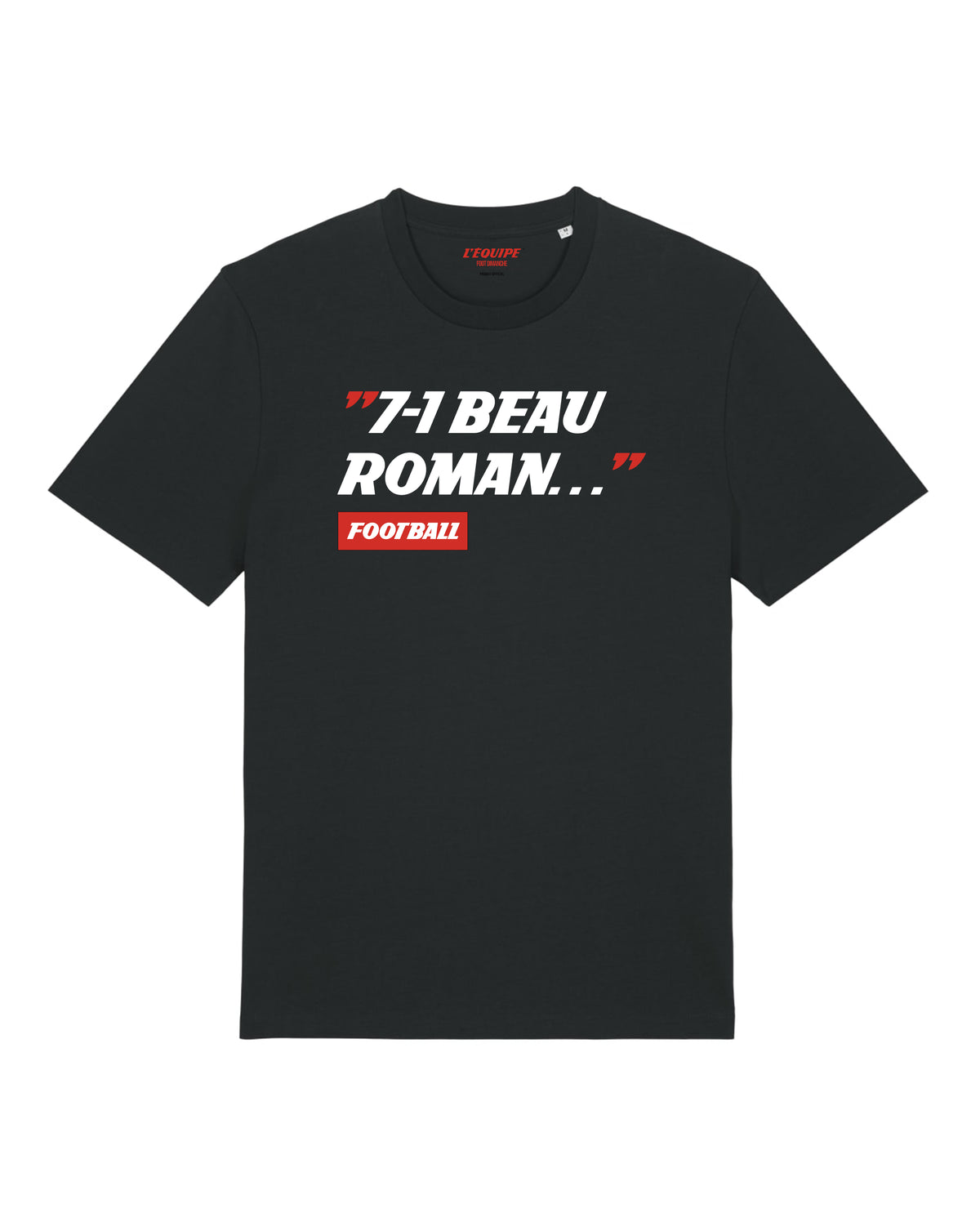 Tee Shirt 7-1 Beau Roman - L'Equipe x Foot Dimanche