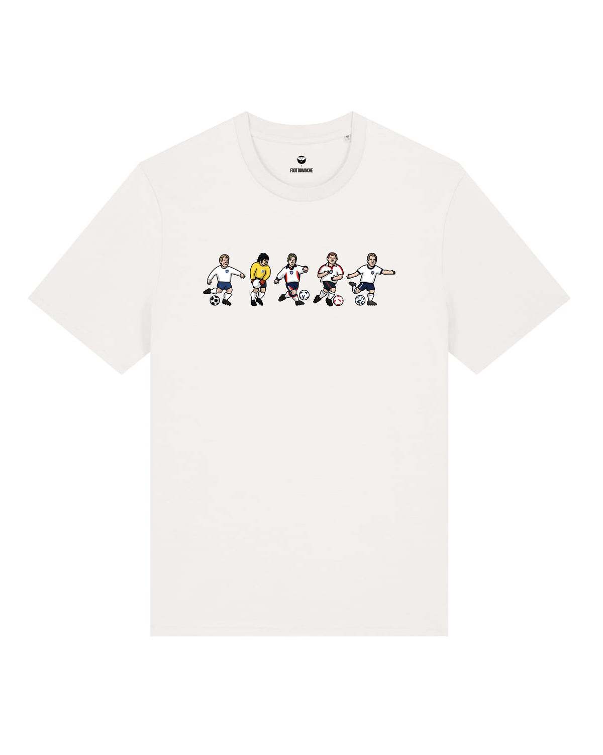 Tee Shirt Angleterre - Foot Dimanche x Clément Striano