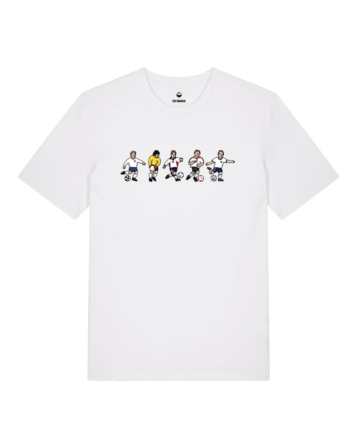 Tee Shirt Angleterre - Foot Dimanche x Clément Striano
