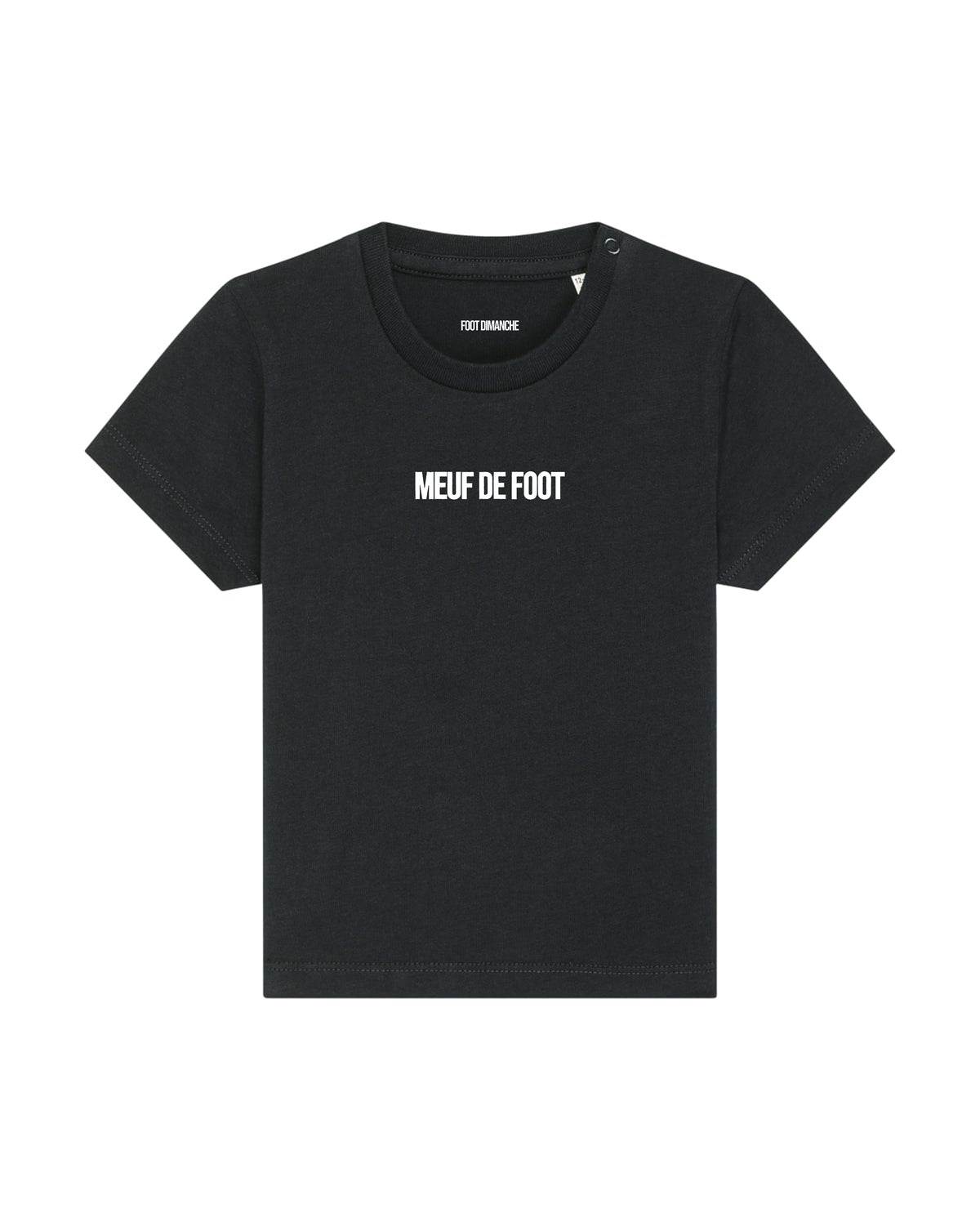 Tee Shirt Bébé Meuf de Foot brodé