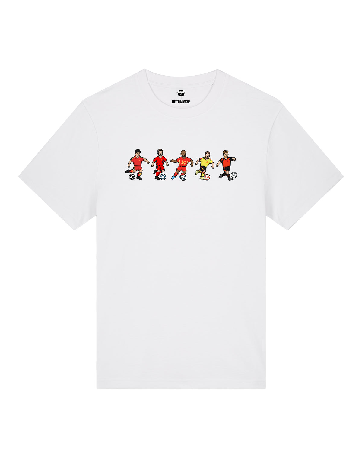 Tee Shirt Belgique - Foot Dimanche x Clément Striano