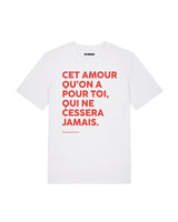 Tee Shirt Cet Amour qu'on a pour toi - Foot Dimanche