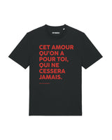 Tee Shirt Cet Amour qu'on a pour toi - Foot Dimanche